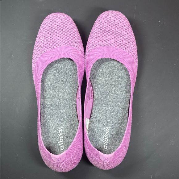 allbirds Shoes - Allbirds Pink Tree Breezers Machine Washable Flats Size 7.5